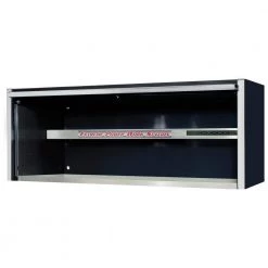EXQ Professional 72 in. 0-Drawer Black Extreme Power Workstation Hutch with Chrome Handles by Extreme Tools