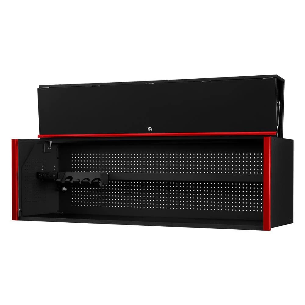 DX Series 72 in. 0-Drawer Extreme Power Workstation Hutch in Black with Red Handle by Extreme Tools 3 DX Series 72 in. 0-Drawer Extreme Power Workstation Hutch in Black with Red Handle by Extreme Tools