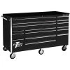 THD Series 72 in. 16-Drawer Roller Cabinet Tool Chest, Black by Extreme Tools -SUNEX TOOLS Sales Store black high gloss powder coat extreme tools tool cabinets thd722516rcbk 64 1000