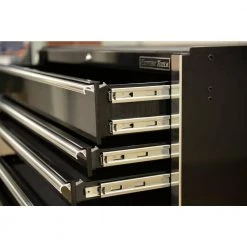 THD Series 72 in. 16-Drawer Roller Cabinet Tool Chest, Black by Extreme Tools -SUNEX TOOLS Sales Store black high gloss powder coat extreme tools tool cabinets thd722516rcbk c3 1000