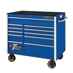 RX Series 41 in. 11-Drawer Roller Cabinet Tool Chest in Blue by Extreme Tools