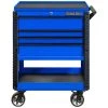 Professional 33 in. Deluxe 4-Drawer Tool Utility Cart with Bumpers in Blue by Extreme Tools 1 Professional 33 in. Deluxe 4-Drawer Tool Utility Cart with Bumpers in Blue by Extreme Tools -SUNEX TOOLS Sales Store blue gloss powder coat finish with black anodized drawer pulls extreme tools tool carts ex3304tcblbk 64 1000