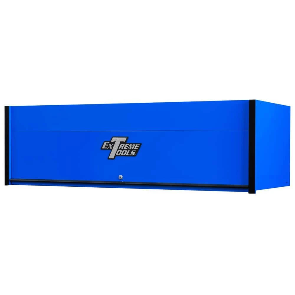 EXQ Professional 72 in. 0-Drawer Blue Extreme Power Workstation Hutch with Black Handles by Extreme Tools 3 EXQ Professional 72 in. 0-Drawer Blue Extreme Power Workstation Hutch with Black Handles by Extreme Tools