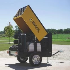 185 CFM 125 PSI Portable Diesel Driven Trailer Mounted Rotary Screw Air Compressor with 49 HP Kubota Diesel Engine by EMAX -SUNEX TOOLS Sales Store emax portable air compressors eds185tr 66 1000