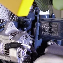 90 CFM 125 PSI Stationary Diesel Driven Rotary Screw Air Compressor with 24 HP Kubota Diesel Engine by EMAX -SUNEX TOOLS Sales Store emax stationary air compressors eds090st 1f 1000