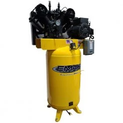 Industrial Series 80 Gal. 7.5 HP 1-Phase Electric Air Compressor with pressure lubricated pump by EMAX 16 Industrial Series 80 Gal. 7.5 HP 1-Phase Electric Air Compressor with pressure lubricated pump by EMAX -SUNEX TOOLS Sales Store emax stationary air compressors hi07v080v1 c3 1000