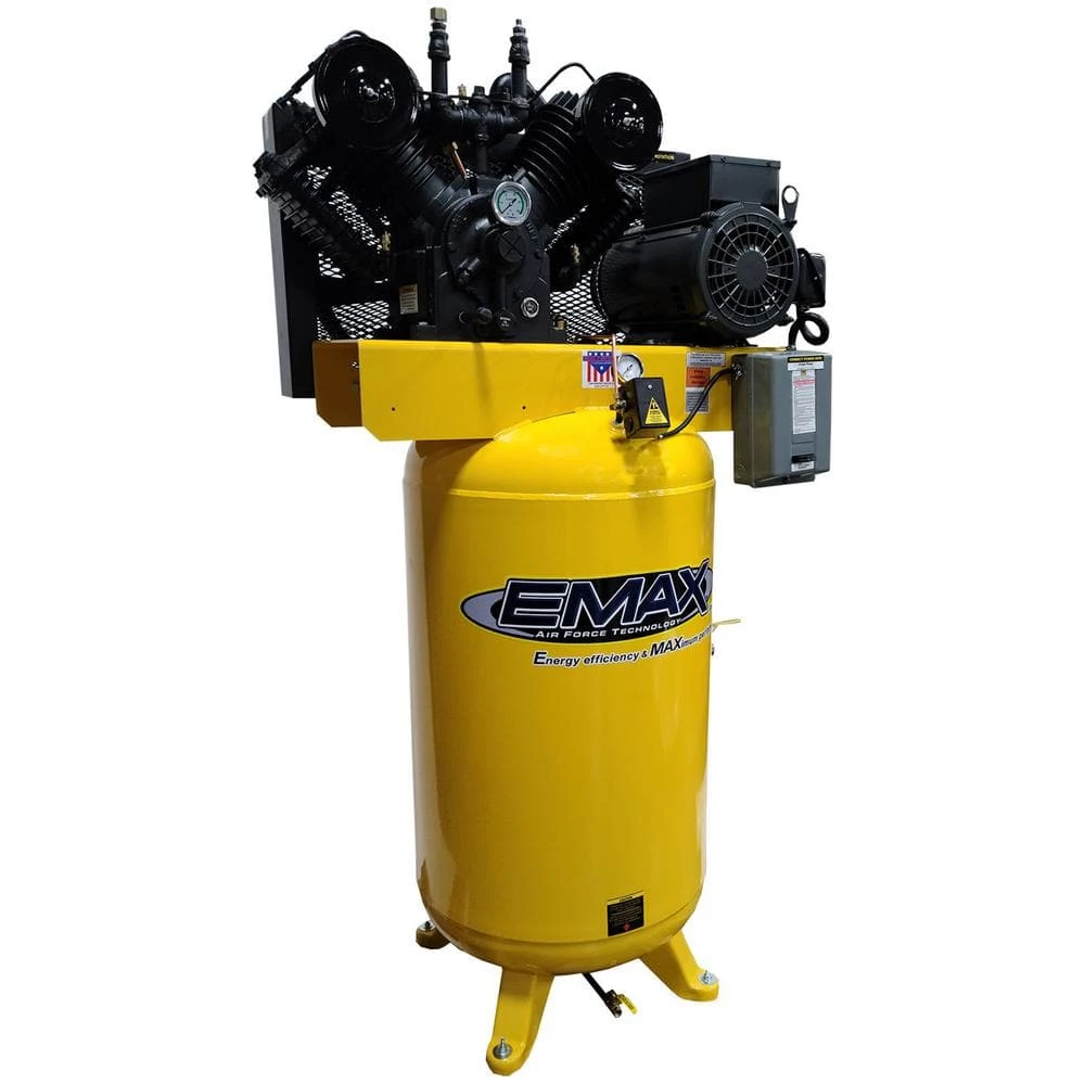 Industrial Series 80 Gal. 7.5 HP 1-Phase Electric Air Compressor with pressure lubricated pump by EMAX 7 Industrial Series 80 Gal. 7.5 HP 1-Phase Electric Air Compressor with pressure lubricated pump by EMAX - Image 5