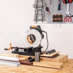 10 Amp 7-1/4 in. Chop Saw with Multi-Material 20-T Blade by Evolution Power Tools -SUNEX TOOLS Sales Store evolution power tools chop saws rage4 77 1000