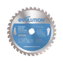 7 in. 68-Teeth Thin Steel Cutting Saw Blade by Evolution Power Tools