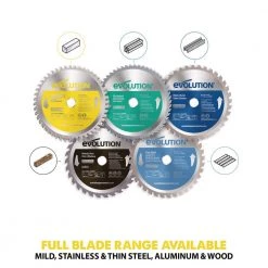 7-1/4 in. 48-Teeth Stainless-Steel Cutting Saw Blade by Evolution Power Tools -SUNEX TOOLS Sales Store evolution power tools circular saw blades 185bladess a0 1000