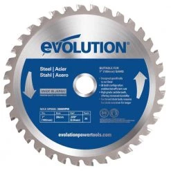 5-3/8 in. 30-Teeth Mild Steel Cutting Saw Blade by Evolution Power Tools