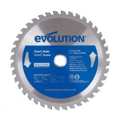 7-1/2 in. 40-Teeth Mild Steel Cutting Saw Blade by Evolution Power Tools