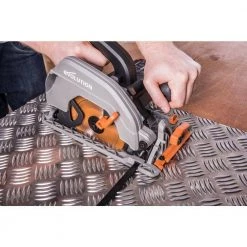 15 Amp 7-1/4 in. Circular Saw with LED Light, Electric Brake, 13 ft. Rubber Power Cord and Multi-Material Blade by Evolution Power Tools -SUNEX TOOLS Sales Store evolution power tools circular saws r185ccs 1f 1000