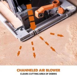 15 Amp 7-1/4 in. Circular Track Saw Kit with 40 in. Track, Electric Brake and Multi-Material Blade by Evolution Power Tools -SUNEX TOOLS Sales Store evolution power tools circular saws r185ccsx 31 1000