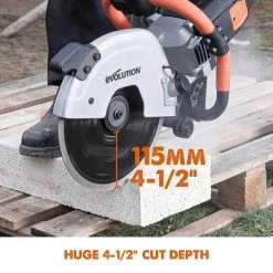 12 in. Basic Electric Concrete Saw by Evolution Power Tools 13 12 in. Basic Electric Concrete Saw by Evolution Power Tools -SUNEX TOOLS Sales Store evolution power tools concrete saws r300dct c3 1000