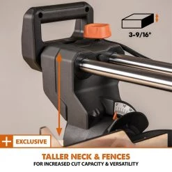 15 Amp 10 in. Sliding Compound Miter Saw with Laser Guide, Dust Bag, 10 ft. Rubber Power Cord, Multi-Material 28-T Blade by Evolution Power Tools -SUNEX TOOLS Sales Store evolution power tools miter saws r255sms d4 1000