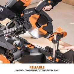 15 Amp 10 in. Dual Bevel Sliding Miter Saw with Laser Guide, Dust Bag, 13 ft. Power Cord, and 28-T Multi-Material Blade by Evolution Power Tools 22 15 Amp 10 in. Dual Bevel Sliding Miter Saw with Laser Guide, Dust Bag, 13 ft. Power Cord, and 28-T Multi-Material Blade by Evolution Power Tools -SUNEX TOOLS Sales Store evolution power tools miter saws r255smsdb 66 1000