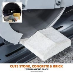 15 Amp 14 in. Chop Saw with V-Block and Multi-Material 32-T Blade by Evolution Power Tools -SUNEX TOOLS Sales Store evolution power tools panel saws r355cps 31 1000