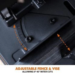 15 Amp 14 in. Chop Saw with V-Block and Multi-Material 32-T Blade by Evolution Power Tools -SUNEX TOOLS Sales Store evolution power tools panel saws r355cps 66 1000