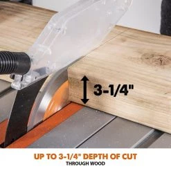 15 Amp 10 in. Table Saw with Multi-Material 24-T Blade by Evolution Power Tools -SUNEX TOOLS Sales Store evolution power tools portable table saws rage5 s 4f 1000