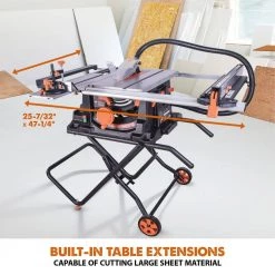 15 Amp 10 in. Table Saw with Multi-Material 24-T Blade by Evolution Power Tools -SUNEX TOOLS Sales Store evolution power tools portable table saws rage5 s d4 1000