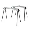 29 in. H Metal Folding Sawhorse with 1,100 lbs. Load Capacity Per Horse (2-Pack) by Evolution Power Tools -SUNEX TOOLS Sales Store evolution power tools saw horses evosh1 64 1000