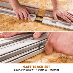 55 in. Circular Saw Track with Clamps, Glide Strips and Carry Bag by Evolution Power Tools -SUNEX TOOLS Sales Store evolution power tools saw tracks st1400 40 1000