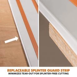 55 in. Circular Saw Track with Clamps, Glide Strips and Carry Bag by Evolution Power Tools -SUNEX TOOLS Sales Store evolution power tools saw tracks st1400 77 1000