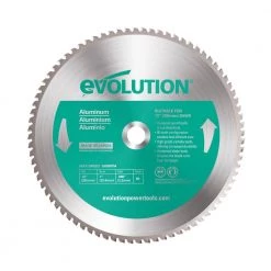 12 in. 80-Teeth Aluminum Cutting Saw Blade by Evolution Power Tools
