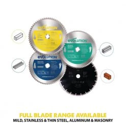 12 in. 80-Teeth Stainless-Steel Cutting Saw Blade by Evolution Power Tools -SUNEX TOOLS Sales Store evolution power tools table saw blades miter saw blades 12bladess 40 1000