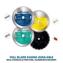 12 in. 60-Teeth Mild Steel Cutting Saw Blade by Evolution Power Tools -SUNEX TOOLS Sales Store evolution power tools table saw blades miter saw blades 12bladest 66 1000