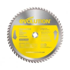 14 in. 90-Teeth Stainless-Steel Cutting Saw Blade by Evolution Power Tools