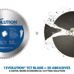 14 in. 66-Teeth Mild Steel Cutting Saw Blade by Evolution Power Tools -SUNEX TOOLS Sales Store evolution power tools table saw blades miter saw blades 14bladest 1d 1000