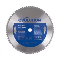 15 in. Mild Steel Cutting Blade, 1 in. Arbor by Evolution Power Tools