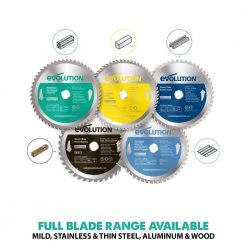 9 in. 80-Teeth Aluminum Cutting Saw Blade by Evolution Power Tools -SUNEX TOOLS Sales Store evolution power tools table saw blades miter saw blades 230bladeal a0 1000
