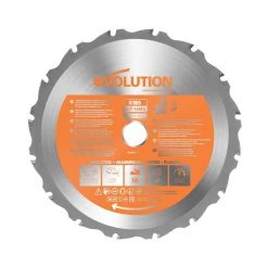 7-1/4 in. 20-T Multi-Material Replacement Miter Saw Blade by Evolution Power Tools