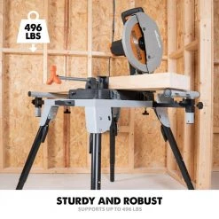 32-3/32 in. x 23-5/8 in. Universal Heavy-Duty Stationary Chop Saw Stand by Evolution Power Tools -SUNEX TOOLS Sales Store evolution power tools tool stands evocs2 a0 1000