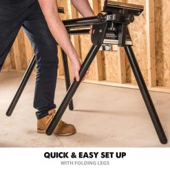Compact Folding Miter Saw Stand with Quick Release Mounting Brackets by Evolution Power Tools -SUNEX TOOLS Sales Store evolution power tools tool stands evoms1 1d 1000