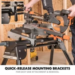 Compact Folding Miter Saw Stand with Quick Release Mounting Brackets by Evolution Power Tools -SUNEX TOOLS Sales Store evolution power tools tool stands evoms1 66 1000
