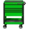 Professional 33 in. Deluxe 4-Drawer Utility Tool Cart with Bumpers in Green by Extreme Tools -SUNEX TOOLS Sales Store green gloss powder coat finish with black anodized drawer pulls extreme tools tool carts ex3304tcgnbk 64 1000