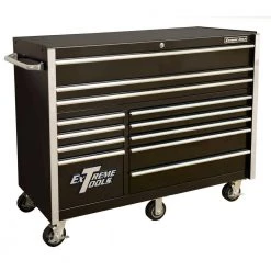 THD Series 55 in. 12-Drawer Roller Cabinet Tool Chest in Black by Extreme Tools