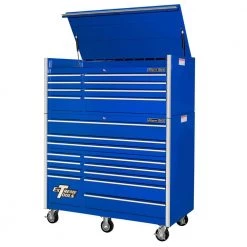 THD Series 55 in. 8-Drawer Top Chest in Blue by Extreme Tools -SUNEX TOOLS Sales Store high gloss powder coat extreme tools top tool chests thd552108chbl 1f 1000