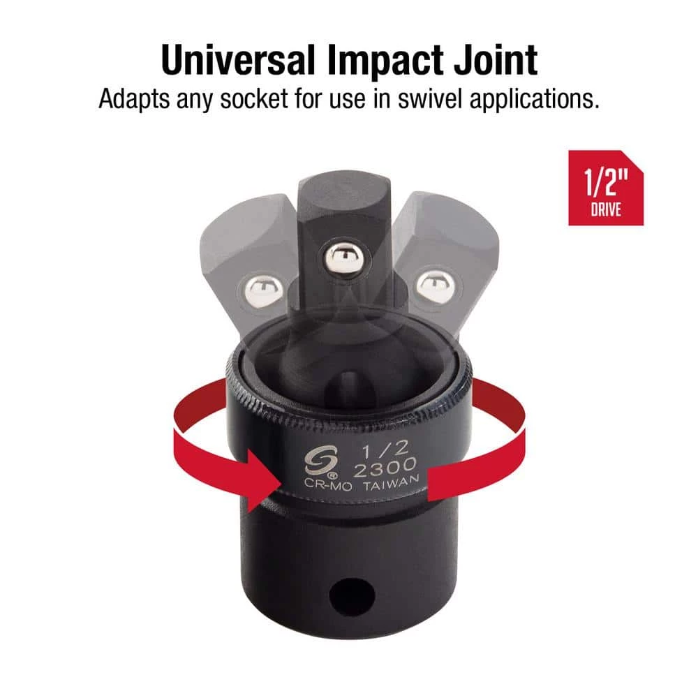 1/2 in. Drive Universal Joint Impact Socket by SUNEX TOOLS 4 1/2 in. Drive Universal Joint Impact Socket by SUNEX TOOLS - Image 2