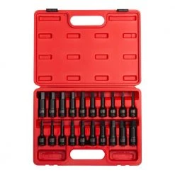 1/4 in. Drive SAE and Metric Impact Socket Set (20-Piece) by SUNEX TOOLS