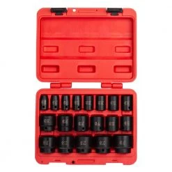 1/2 in. Drive SAE Impact Socket Set (19-Piece) by SUNEX TOOLS