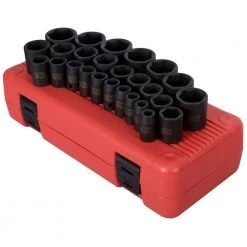 1/2 in. Drive Impact Socket Set (26-Piece) by SUNEX TOOLS