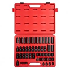3/8 in. Drive Metric Impact Socket Set (51-Piece) by SUNEX TOOLS