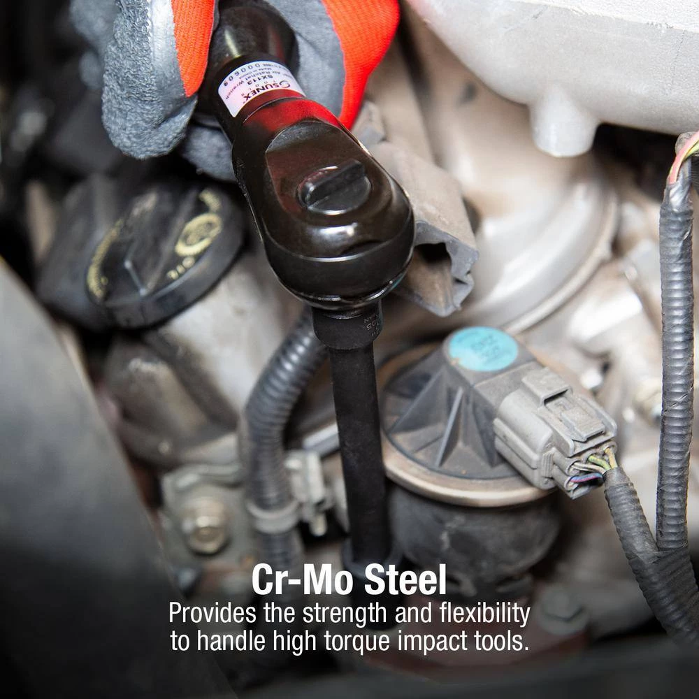 3/8 in. Wobble Drive Extension Impact Socket Set (4-Piece) by SUNEX TOOLS 9 3/8 in. Wobble Drive Extension Impact Socket Set (4-Piece) by SUNEX TOOLS - Image 7