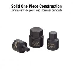 3/8 in. Drive Stubby Impact Hex Driver SAE and Metric Set (16-Piece) by SUNEX TOOLS -SUNEX TOOLS Sales Store sunex tools impact socket sets 3646 4f 1000