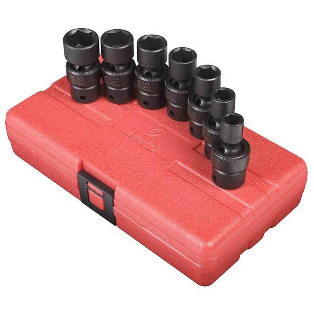 3/8 in. Drive Standard Fractional Universal Impact Socket Set (7-Piece) by SUNEX TOOLS 3 3/8 in. Drive Standard Fractional Universal Impact Socket Set (7-Piece) by SUNEX TOOLS